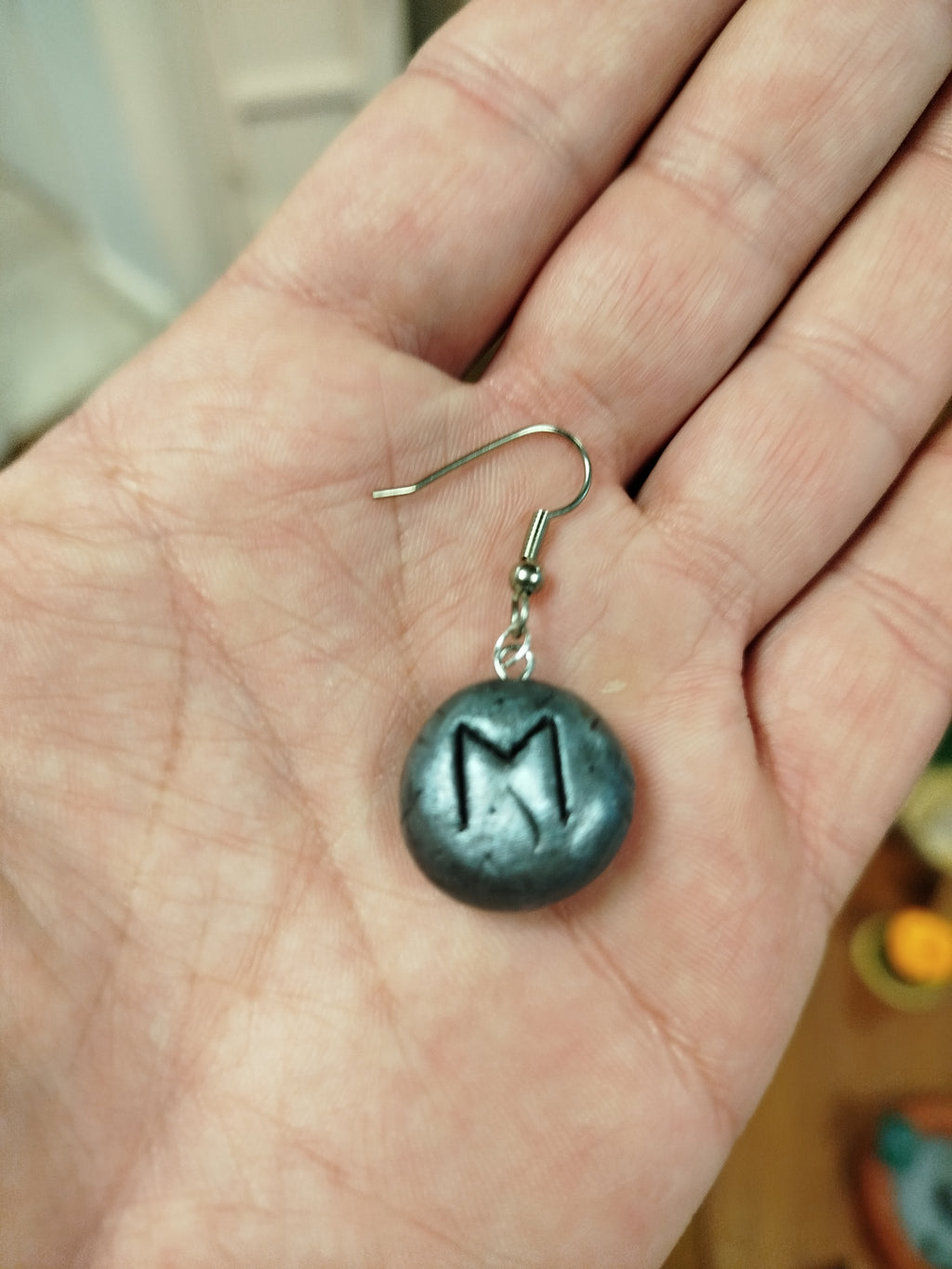 Boucle d'oreilles runiques