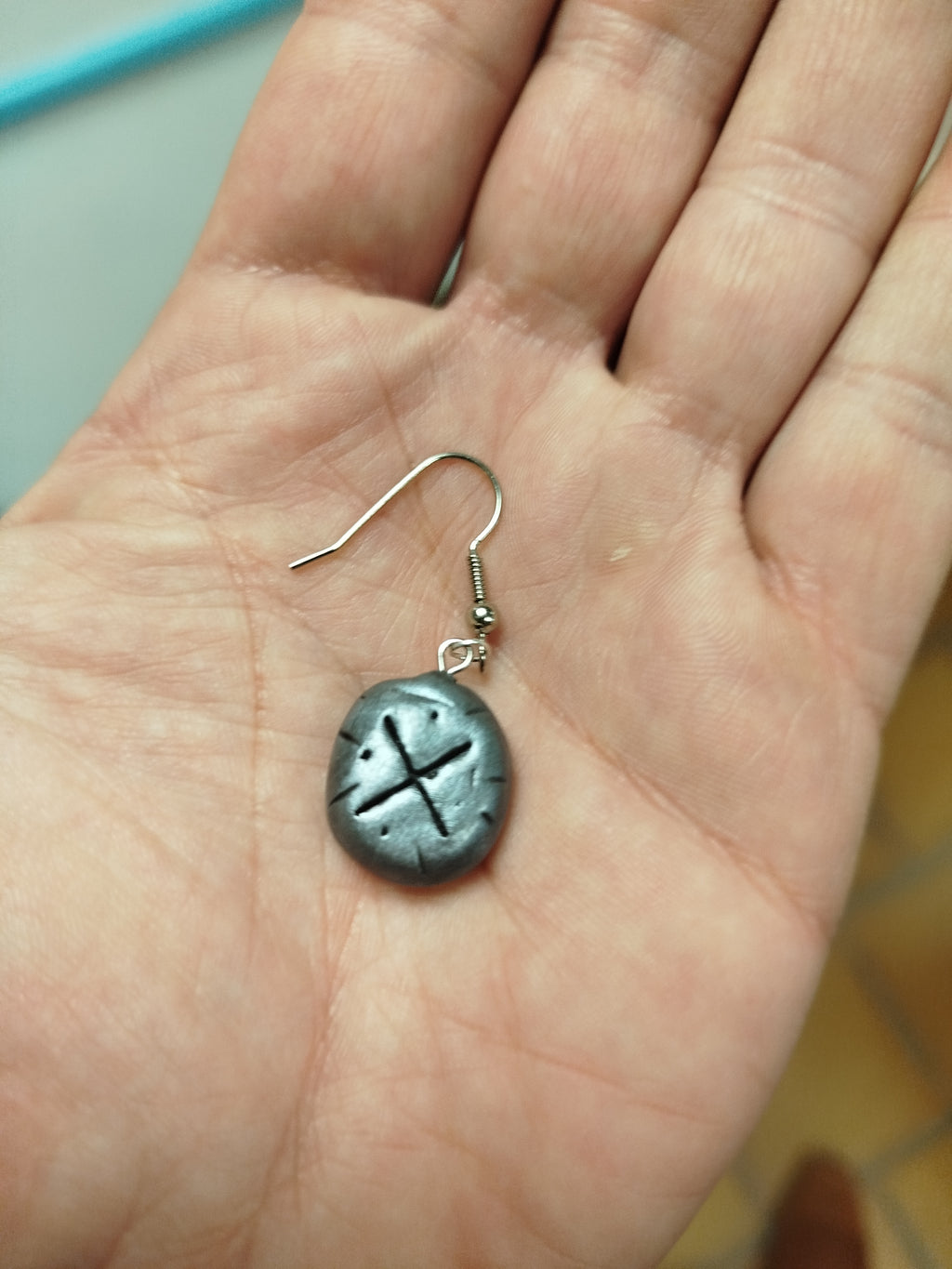 Boucle d'oreilles runiques