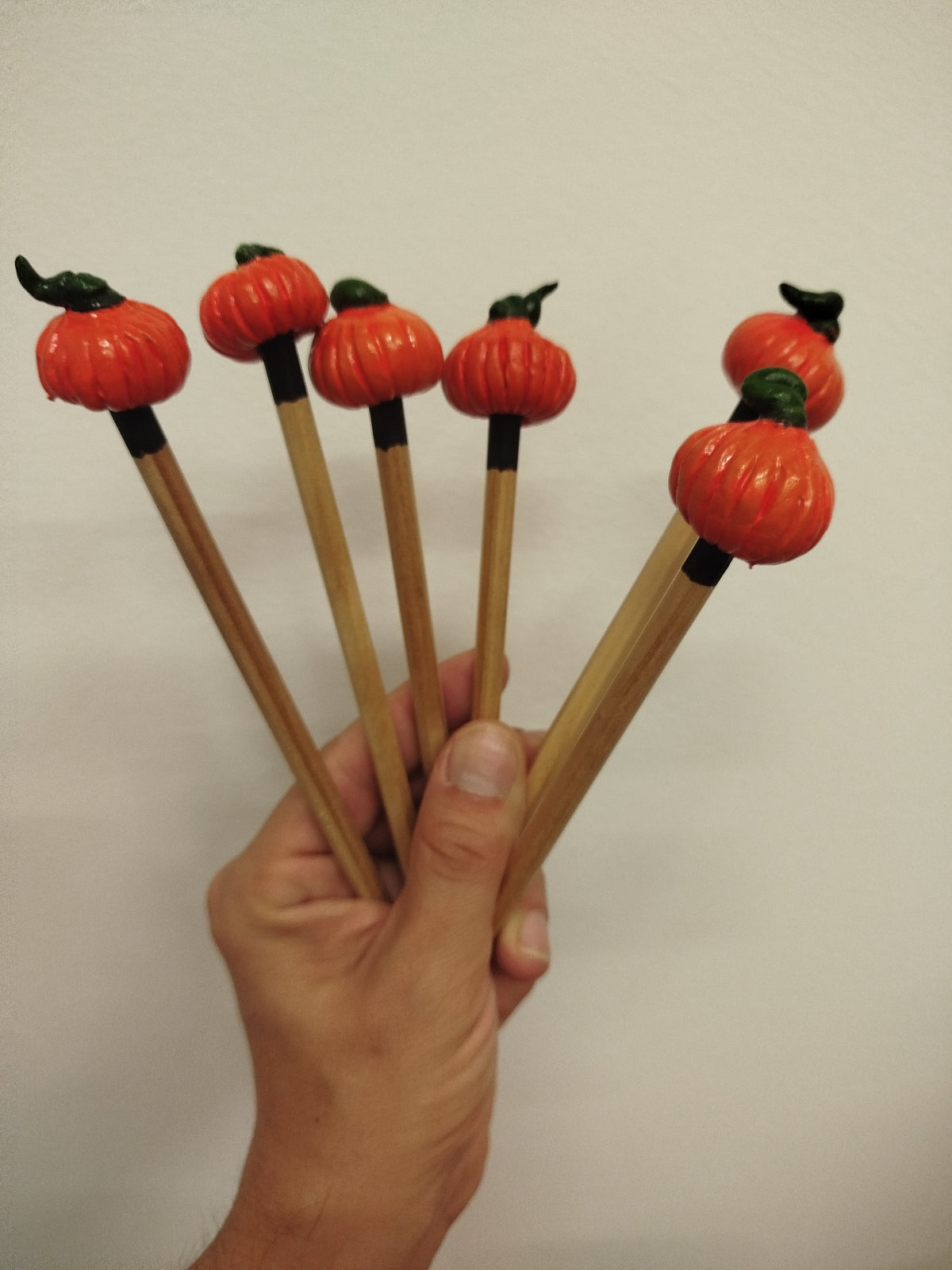Crayons de bois Citrouilles