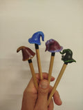 Crayons de bois Chapeau de sorcière