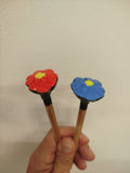 Crayons de bois Fleurs
